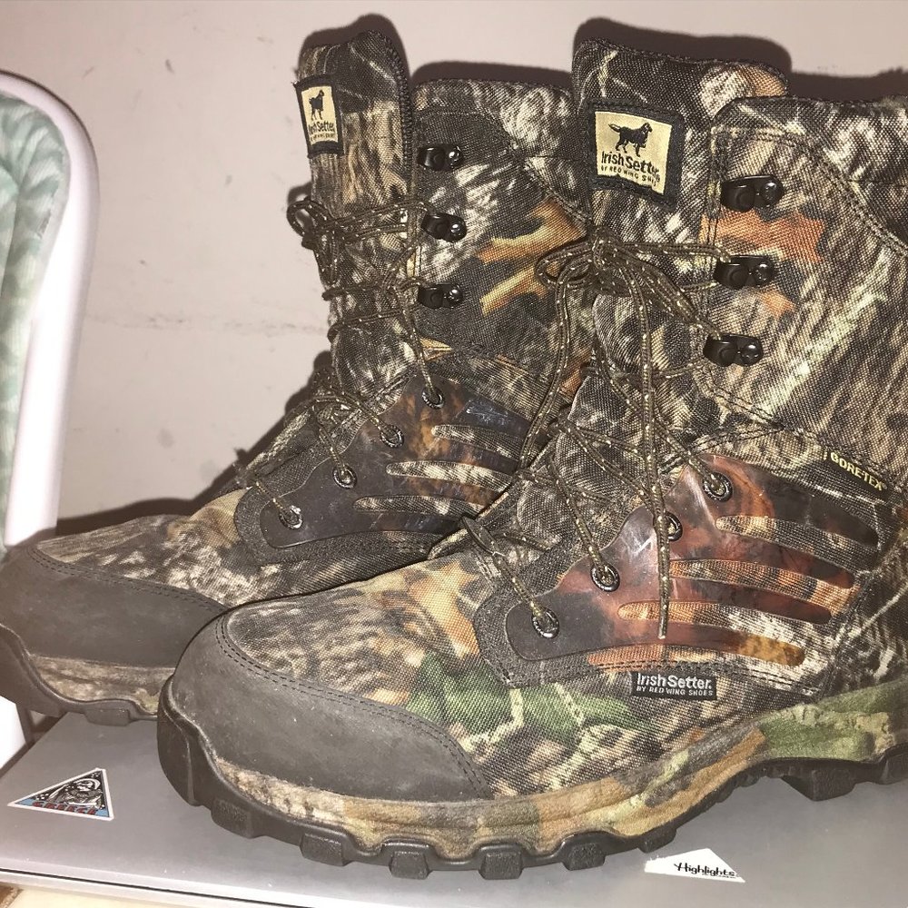 Red Wing Irish Setter 3859 Thinsulate 800g Shadow Trek Gortex Hunting Boots 11